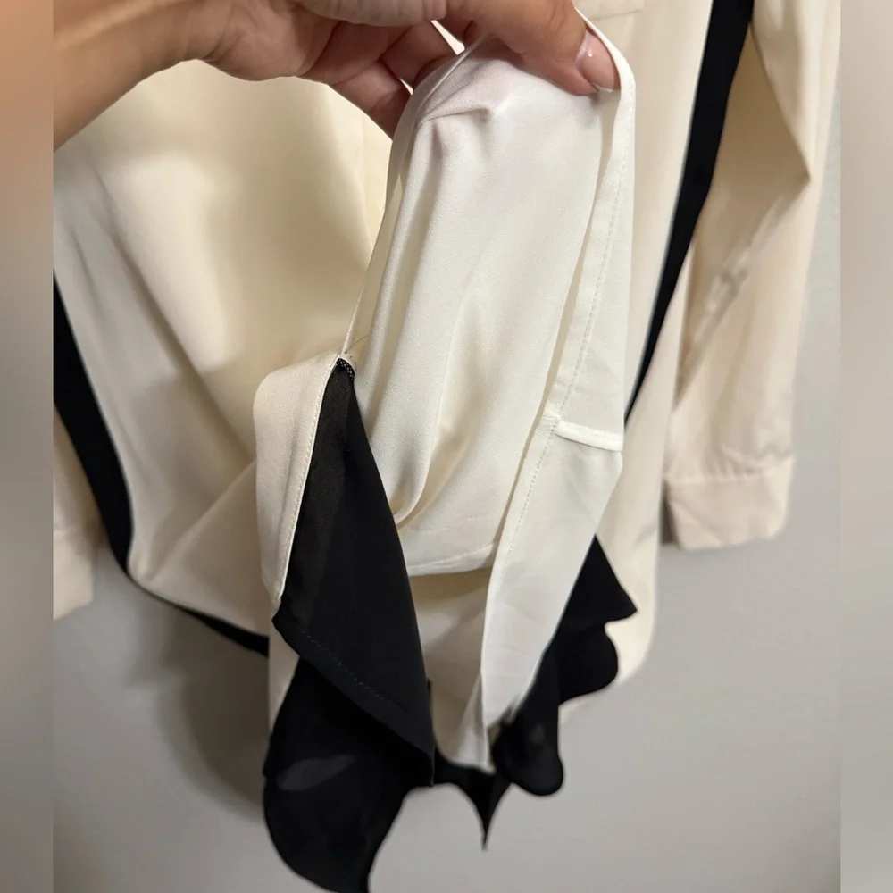 Vince Crepe de Chine Shirtdress - Picture 8 of 10